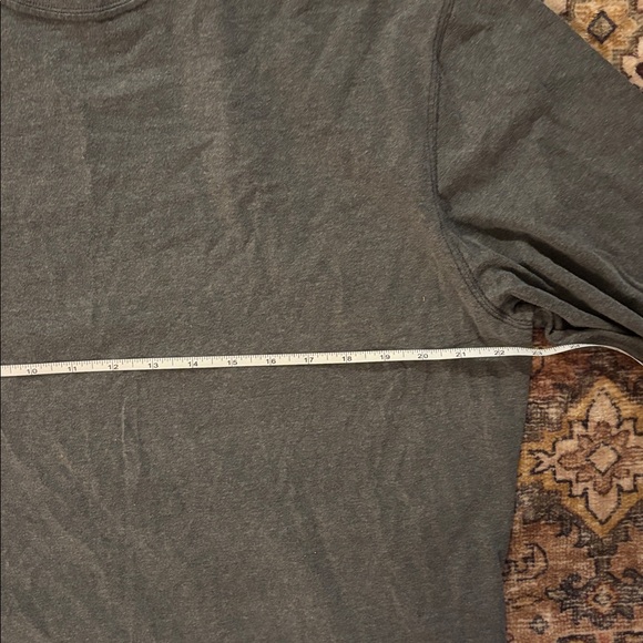 Ladies Cross Creek Gray 100% Cotton Long Sleeve T Shirt - Picture 4 of 7